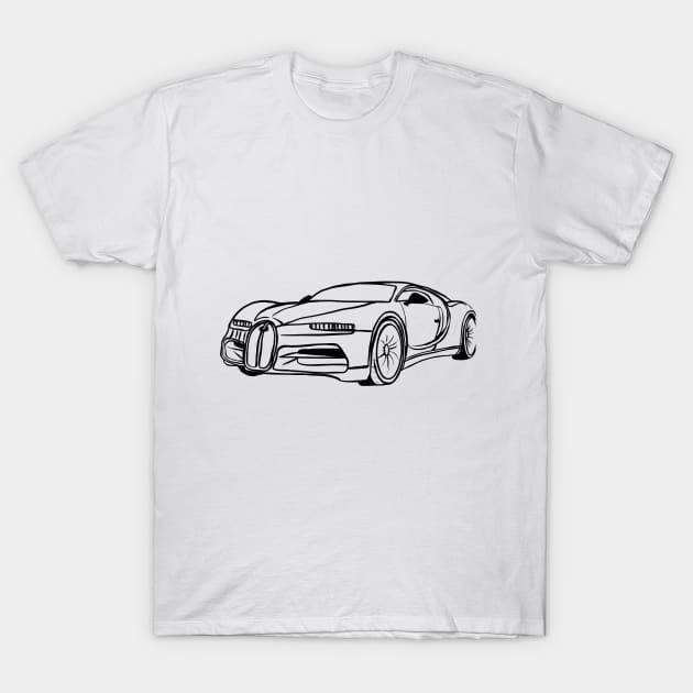 Luxury Car T-Shirt by Svetlana Pelin